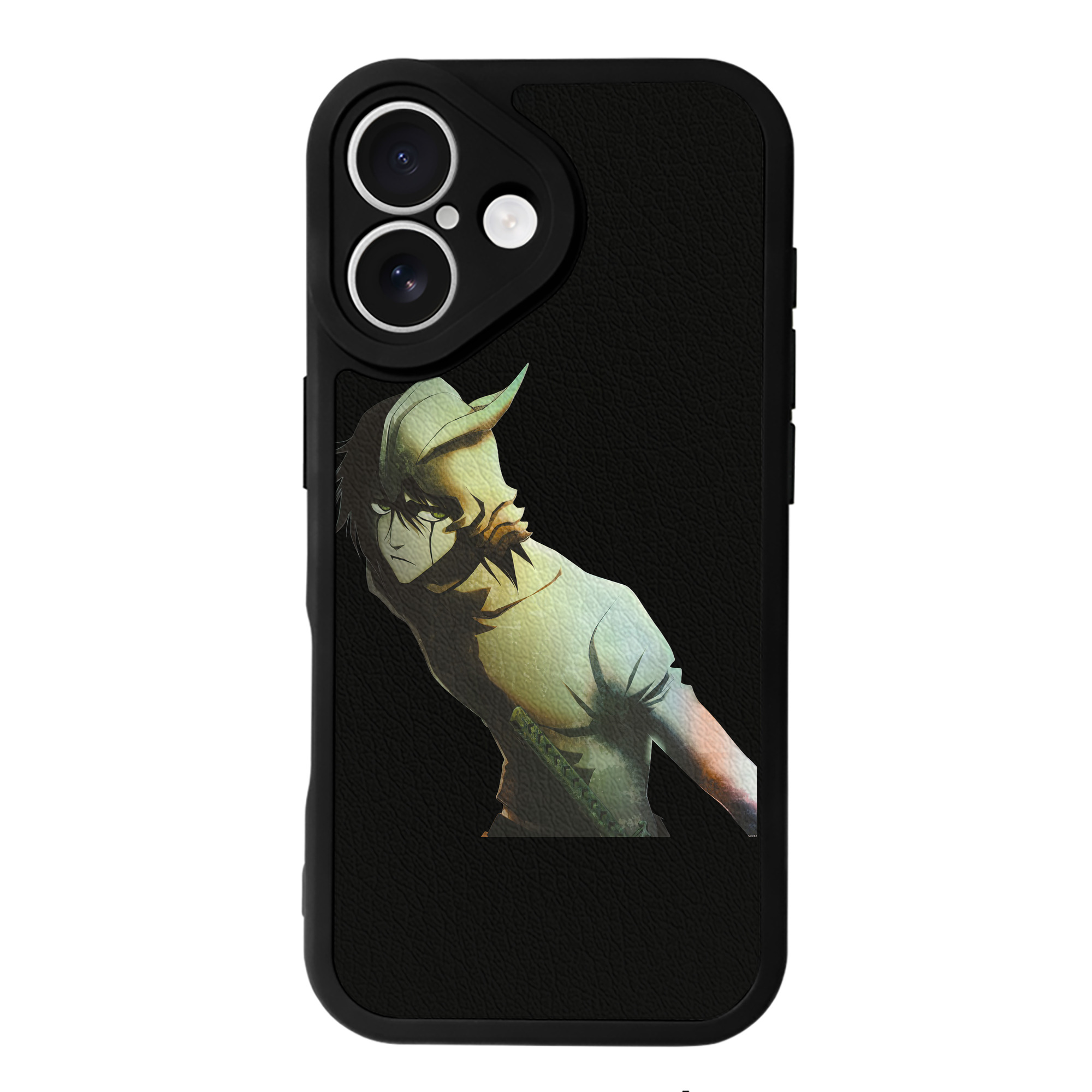 （画像用） ブリーチ ウルキオラ·シファー BLEACH Ulquiorra cifer 【iPhone 16シリーズ対応】シリコンスマホケース（レザー調） 材質：シリコン